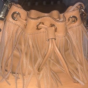 MILLY fringe Bucket Crossbody